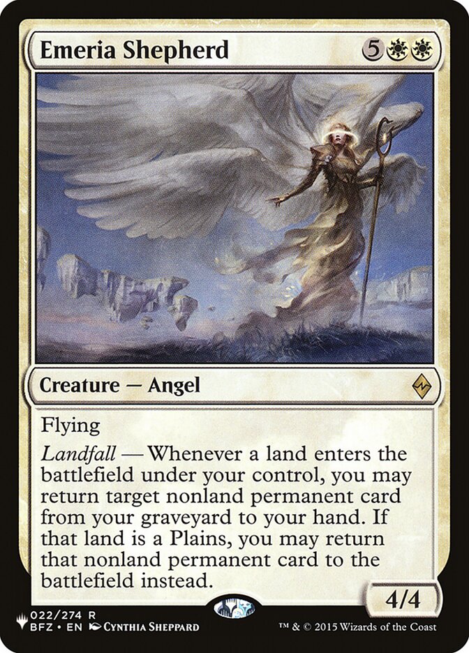 Emeria Shepherd, The List Card Art