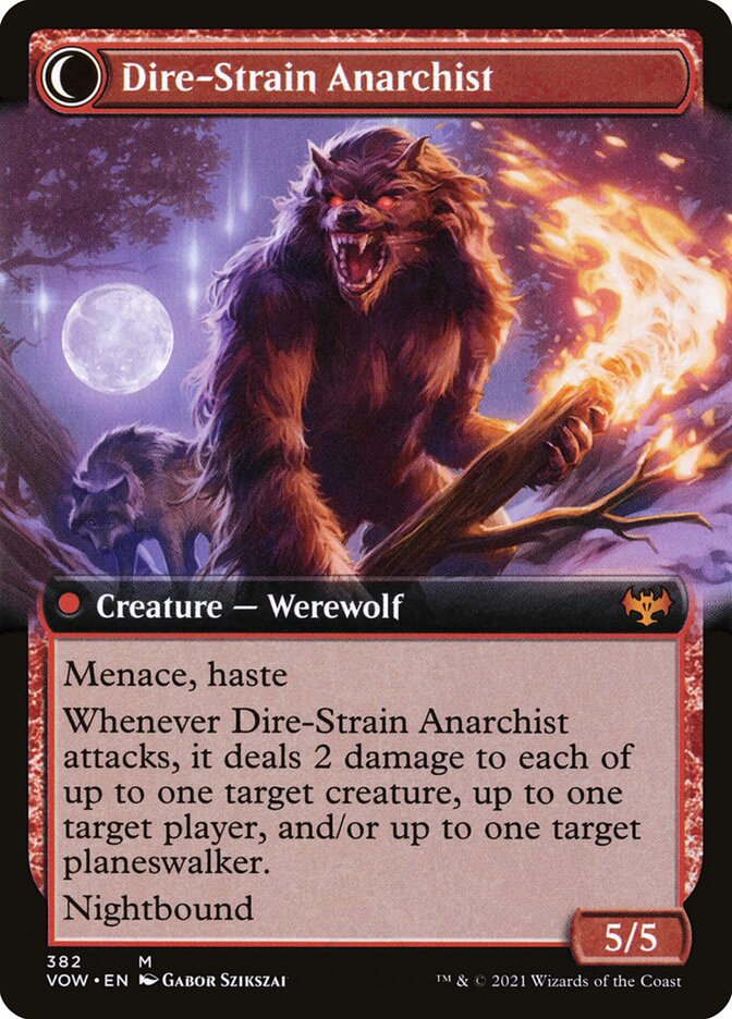 Volatile Arsonist // Dire-Strain Anarchist - Foil