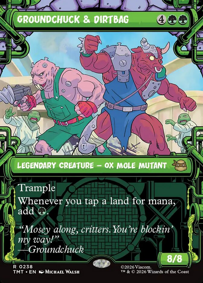 Groundchuck &amp; Dirtbag, Teenage Mutant Ninja Turtles Card Art