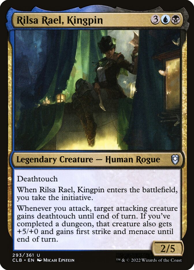 Rilsa Rael, Kingpin, Commander Legends: Battle For Baldur&