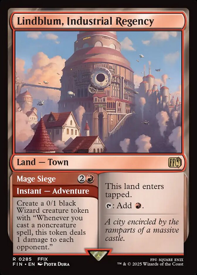 Lindblum, Industrial Regency // Mage Siege, Final fantasy Card Art