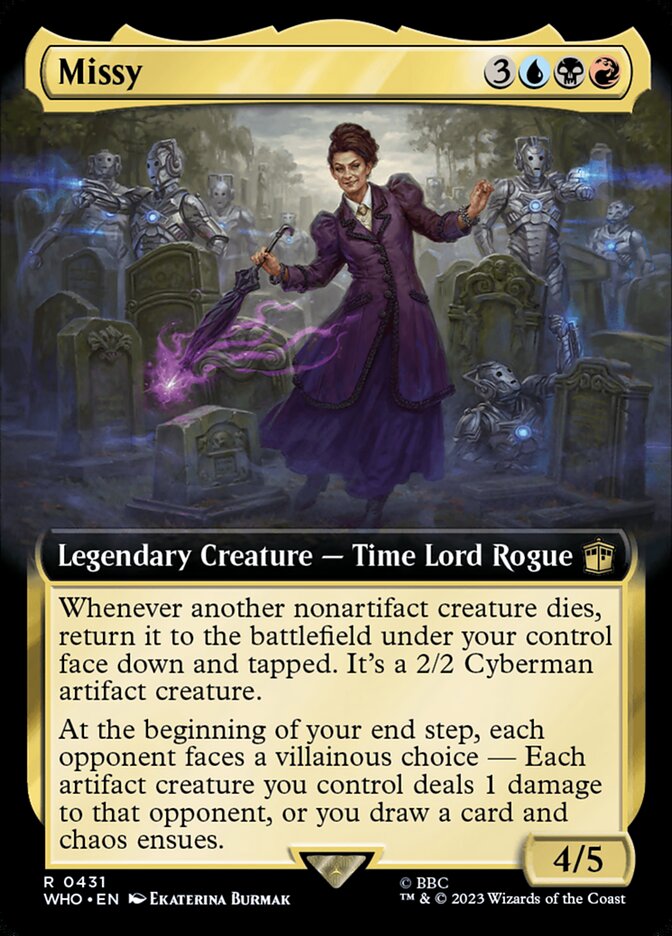 Missy, Doctor who Card Art