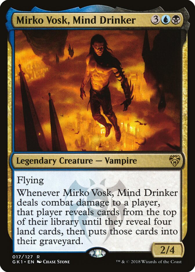 Mirko Vosk, Mind Drinker, Grn Guild Kit Card Art