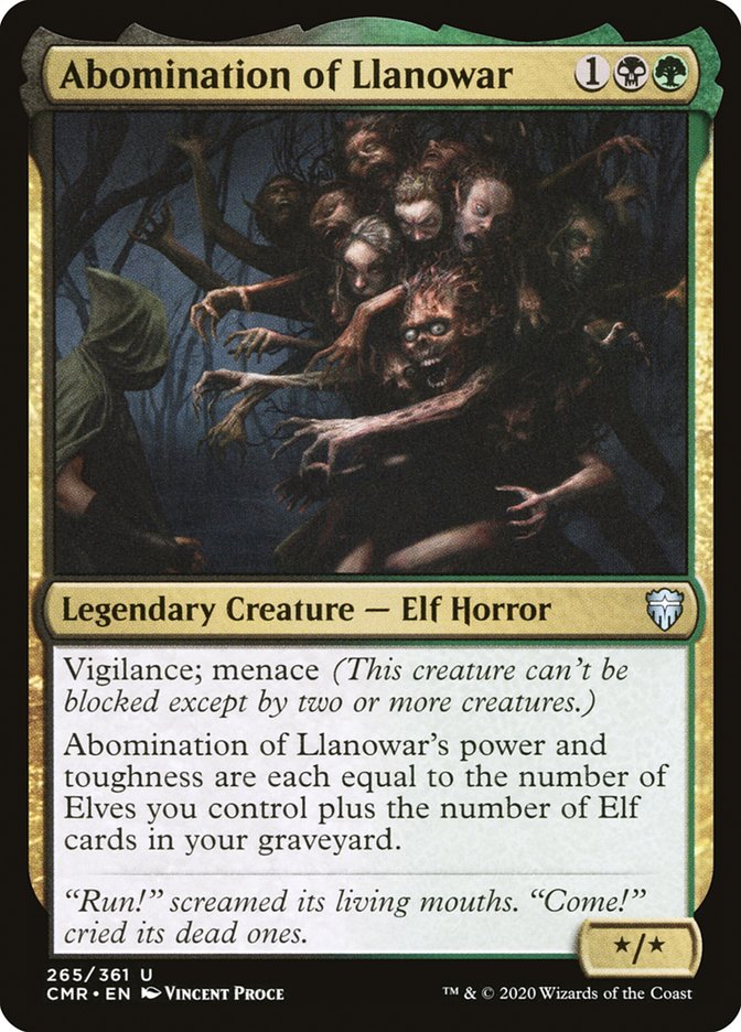 Abomination of Llanowar - Foil