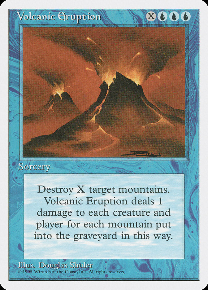Volcanic Eruption, Fourth edition Card Art