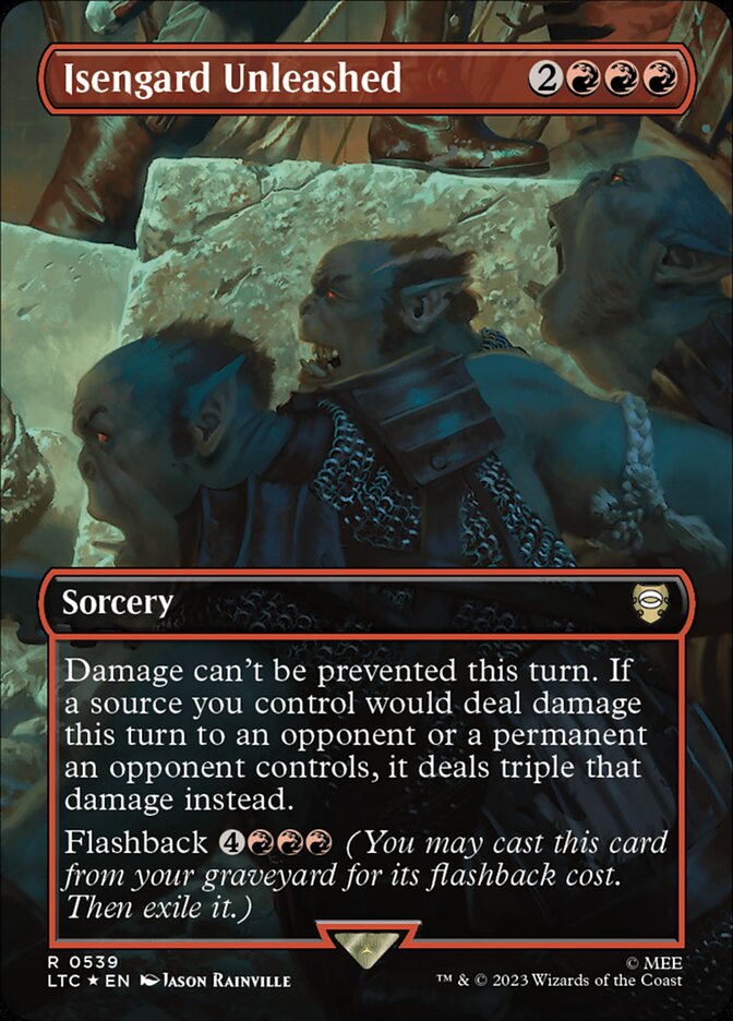 Isengard Unleashed, Tales Of Middle-Earth Commander Card Art