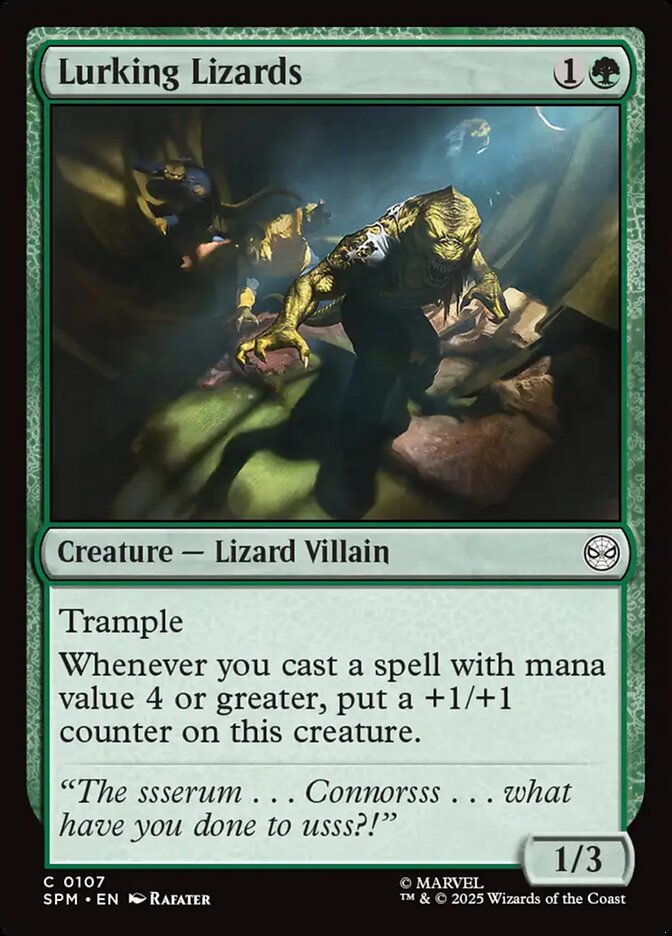 Lurking Lizards, Marvel&