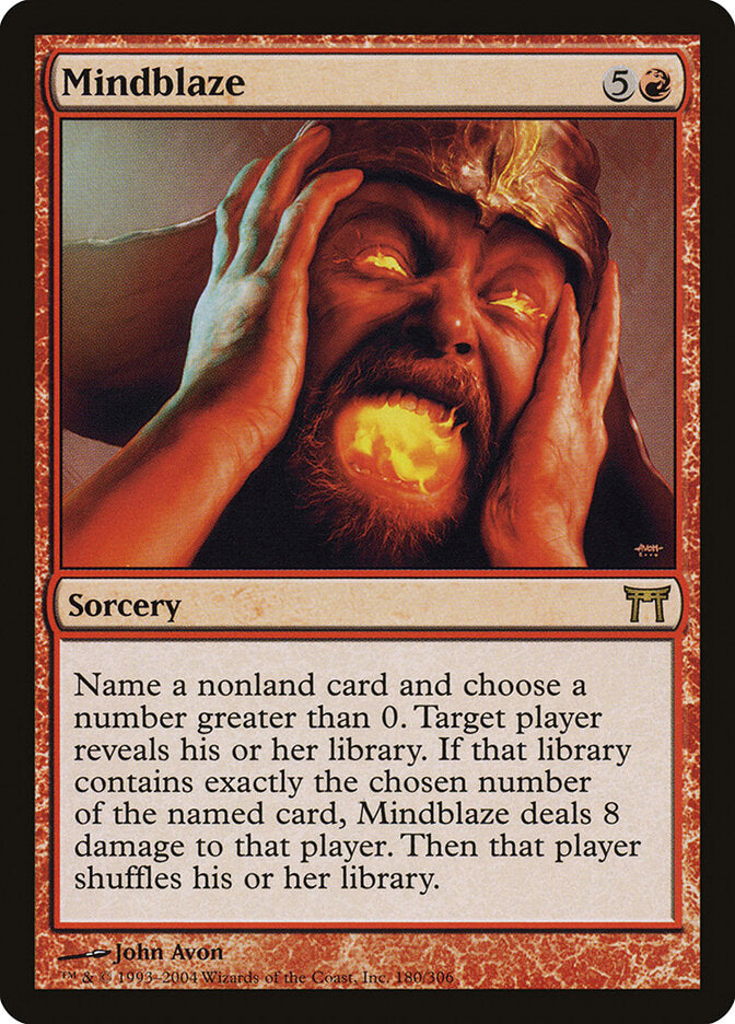 Mindblaze, Champions Of Kamigawa Card Art