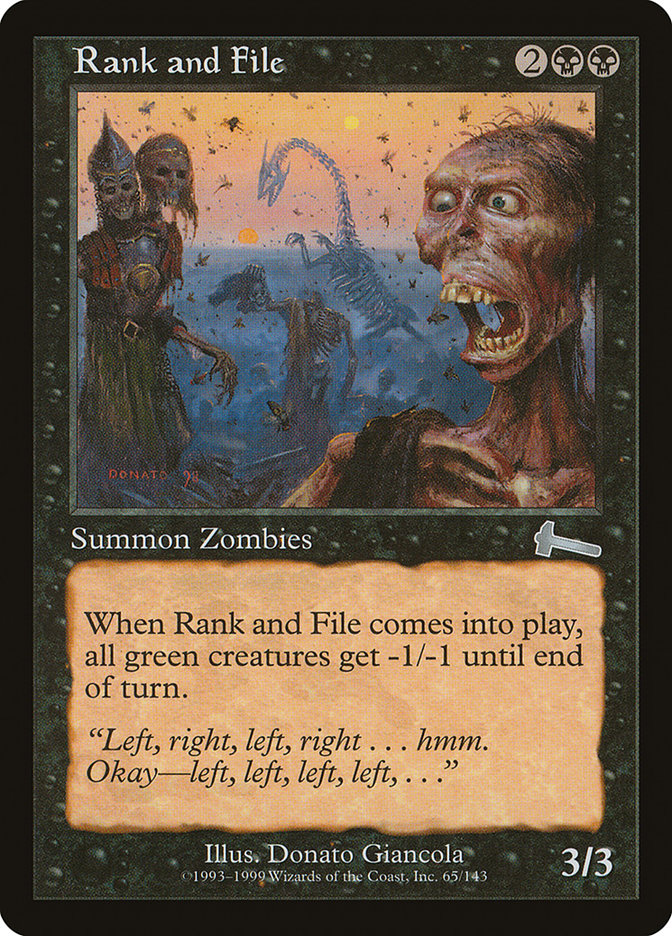 Rank and File, Urza&