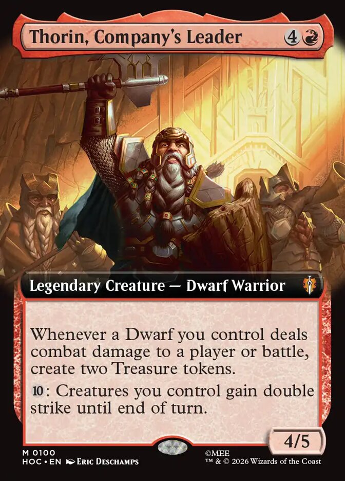 Thorin, Company's Leader, The Hobbit Eternal Card Art