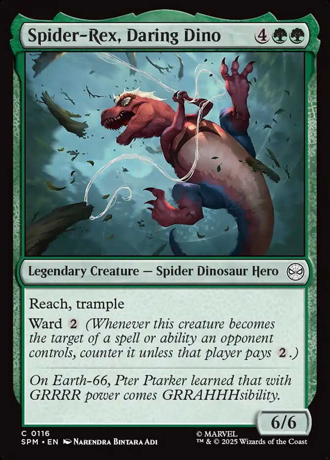 Spider-Rex, Daring Dino, Marvel&
