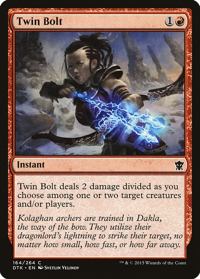 Twin Bolt, Dragons Of Tarkir Card Art