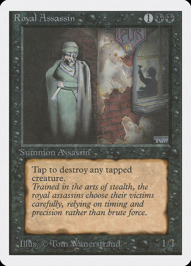 Royal Assassin, Unlimited edition Card Art