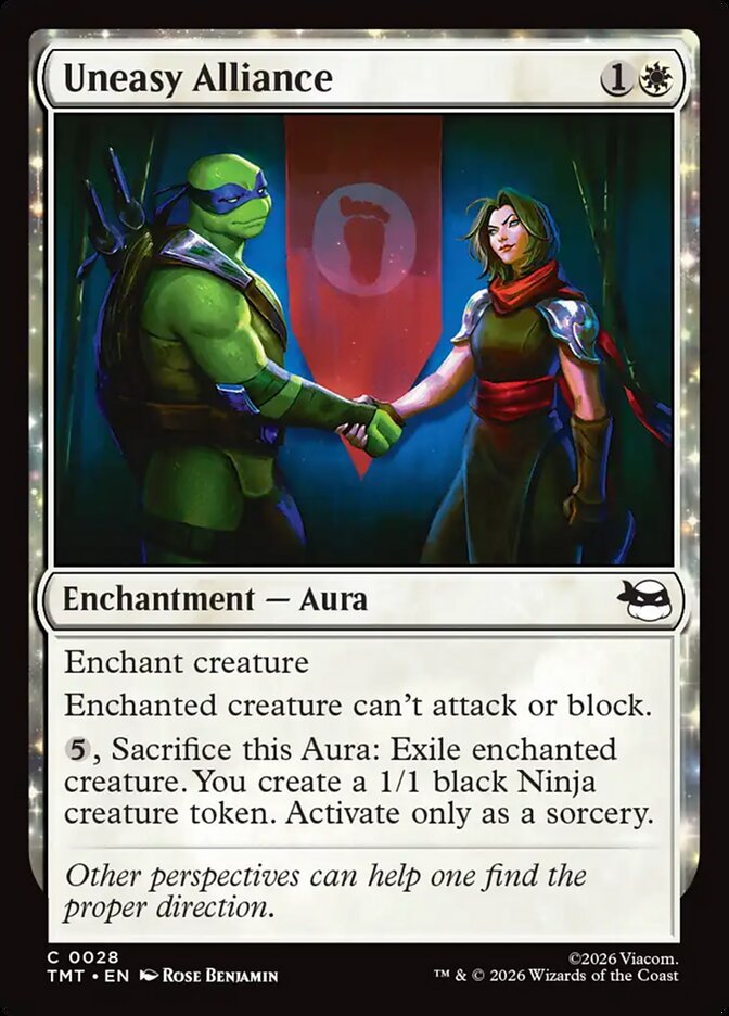 Uneasy Alliance, Teenage Mutant Ninja Turtles Card Art