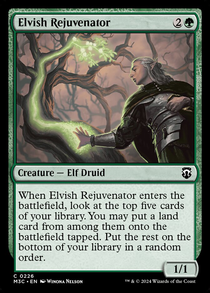 Elvish Rejuvenator, Modern Horizons 3 Commander Card Art