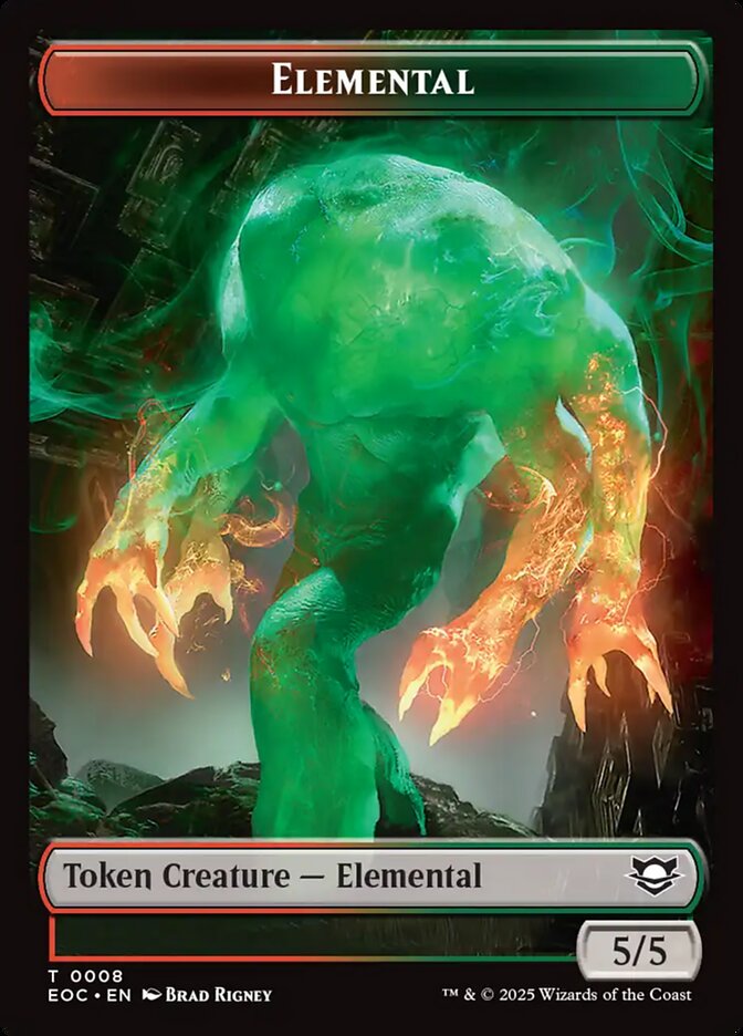 Elemental, Edge Of Eternities Commander Tokens Card Art