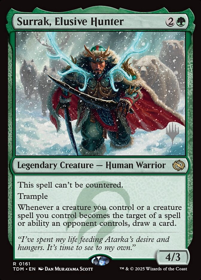 Surrak, Elusive Hunter, Tarkir: Dragonstorm Promos Card Art