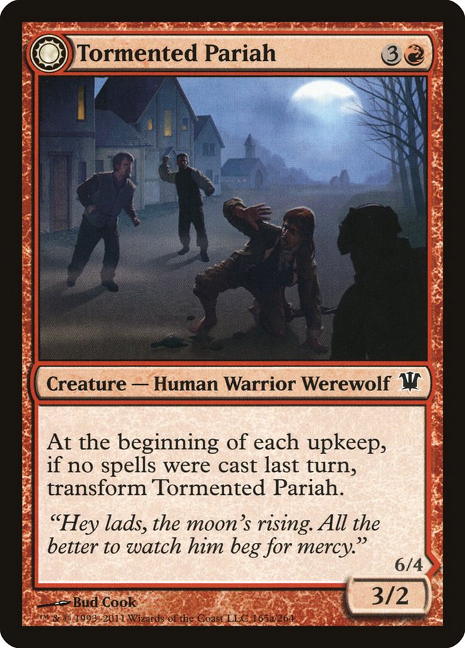 Tormented Pariah // Rampaging Werewolf - Foil