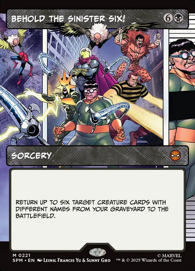 Behold the Sinister Six!, Marvel&