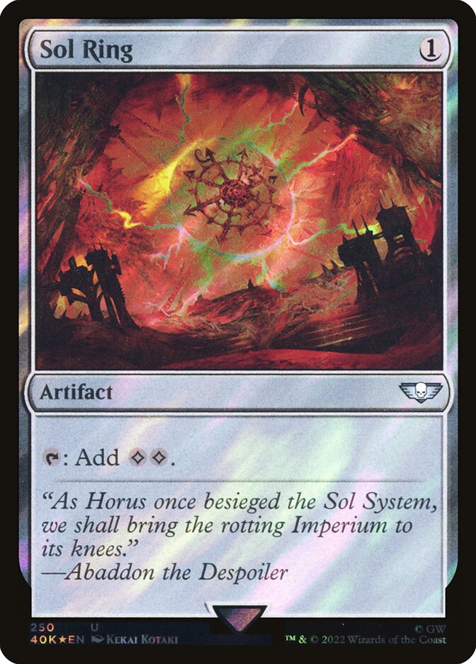 Sol Ring, Warhammer 40,000 Commander Card Art