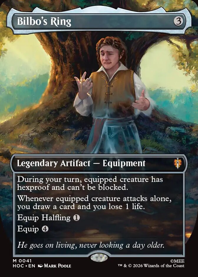 Bilbo's Ring, The Hobbit Eternal Card Art
