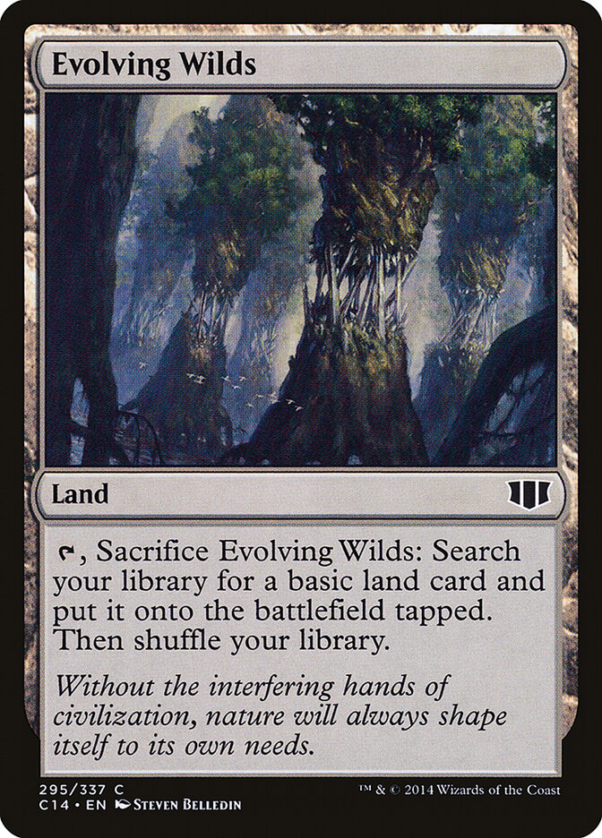 Evolving Wilds, Commander 2014 Card Art
