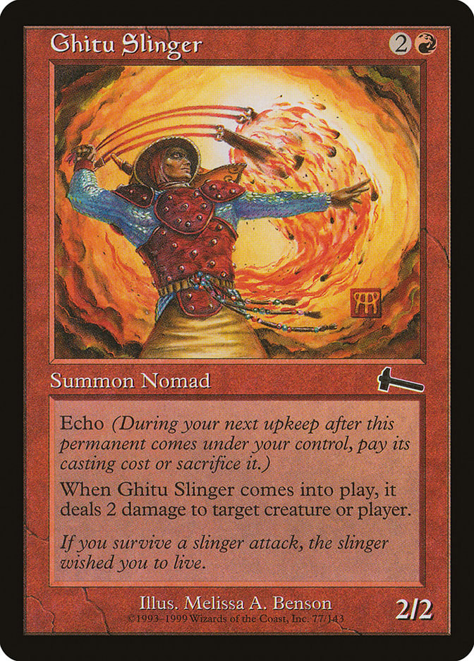 Ghitu Slinger, Urza&