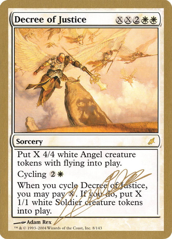 Decree of Justice, World Championship Decks 2004 Card Art