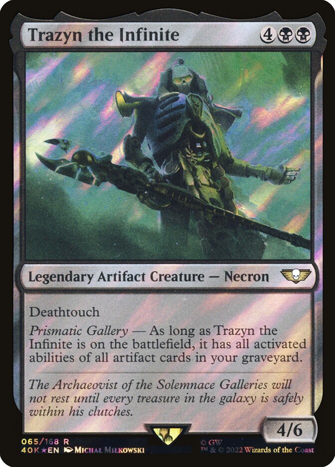 Trazyn the Infinite, Warhammer 40,000 Commander Card Art