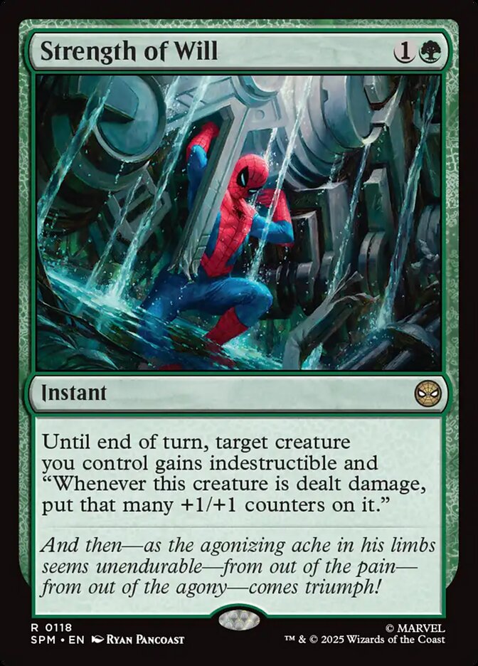 Strength of Will, Marvel&