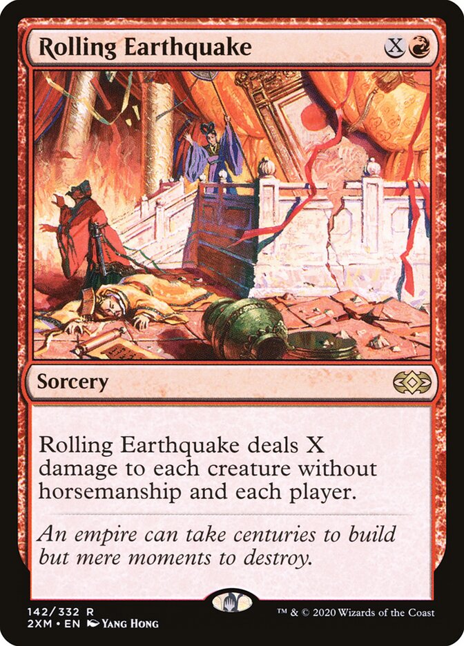 Rolling Earthquake, Double Masters Card Art