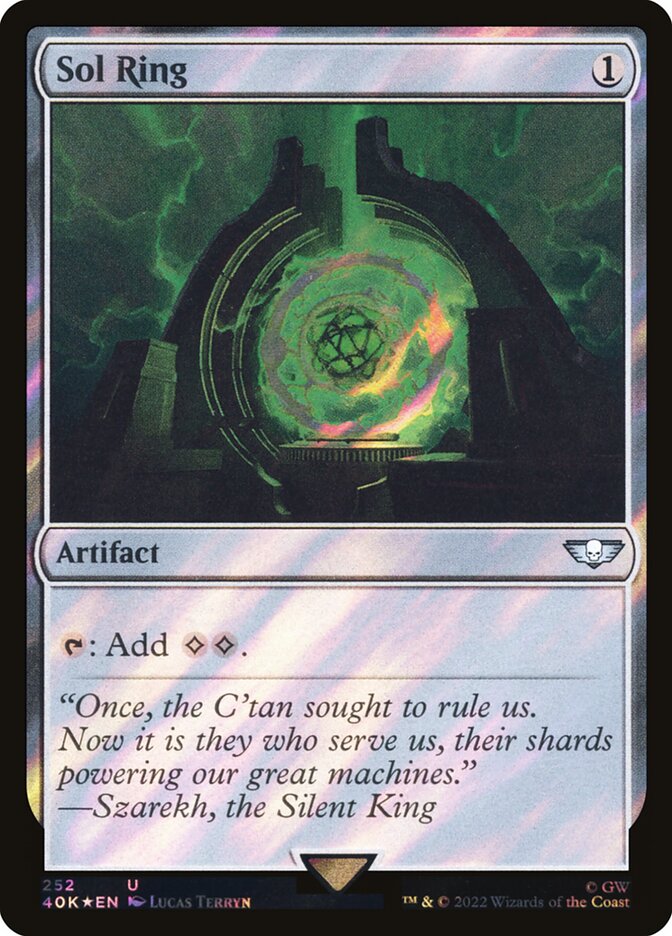 Sol Ring, Warhammer 40,000 Commander Card Art