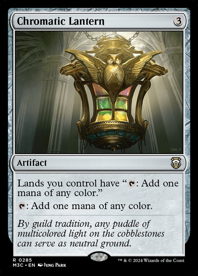 Chromatic Lantern, Modern Horizons 3 Commander Card Art