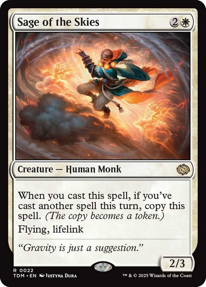 Sage of the Skies, Tarkir: dragonstorm Card Art