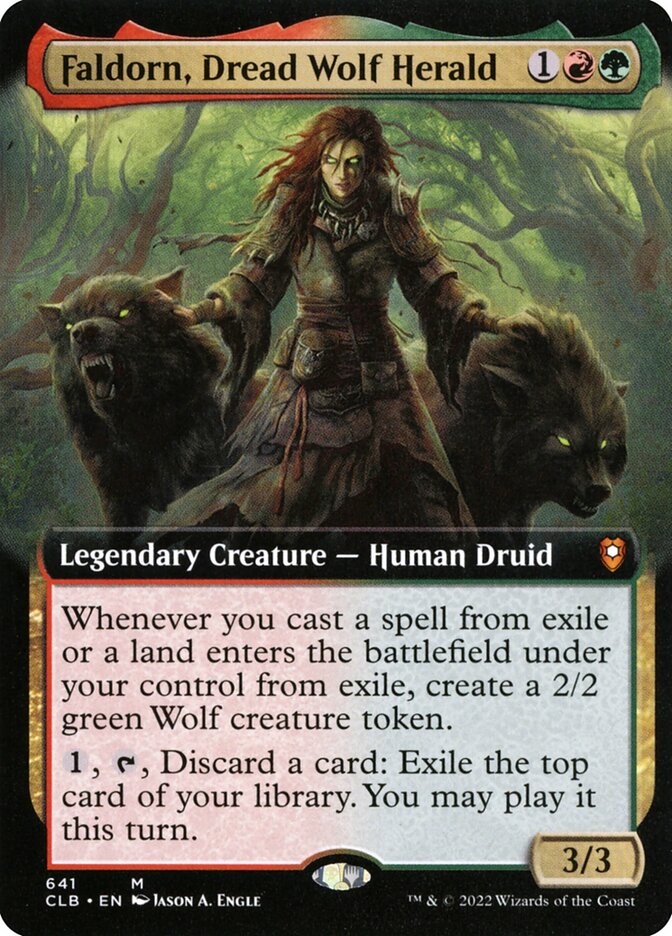 Faldorn, Dread Wolf Herald, Commander Legends: Battle For Baldur&