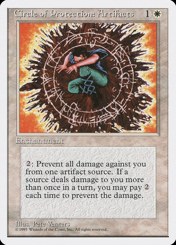 Circle of Protection: Artifacts, Fourth edition Card Art