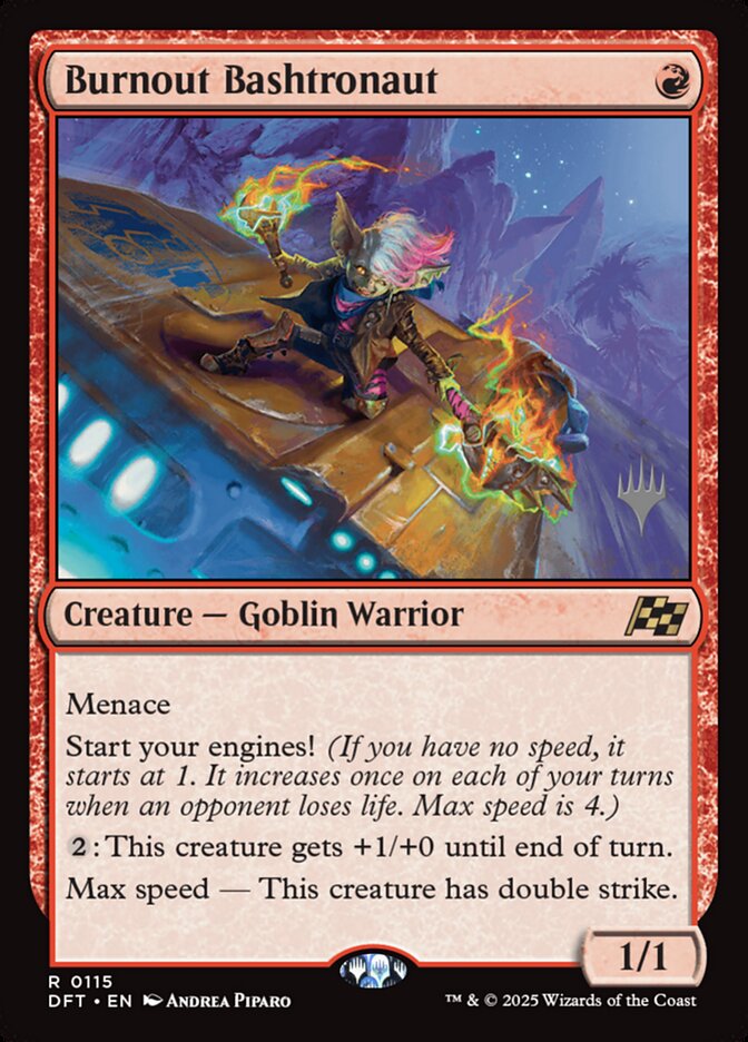 Burnout Bashtronaut, Aetherdrift promos Card Art