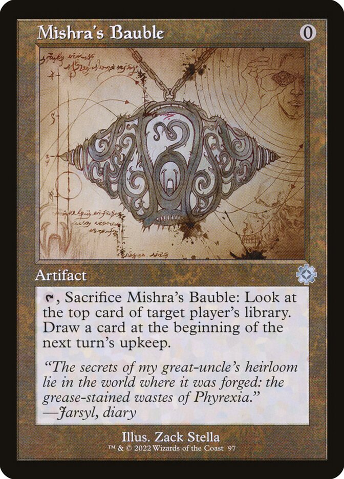 Mishra's Bauble, The Brothers' War Retro Artifacts Card Art