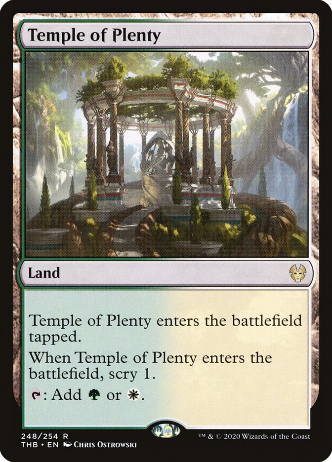 Temple of Plenty, Theros beyond death Card Art