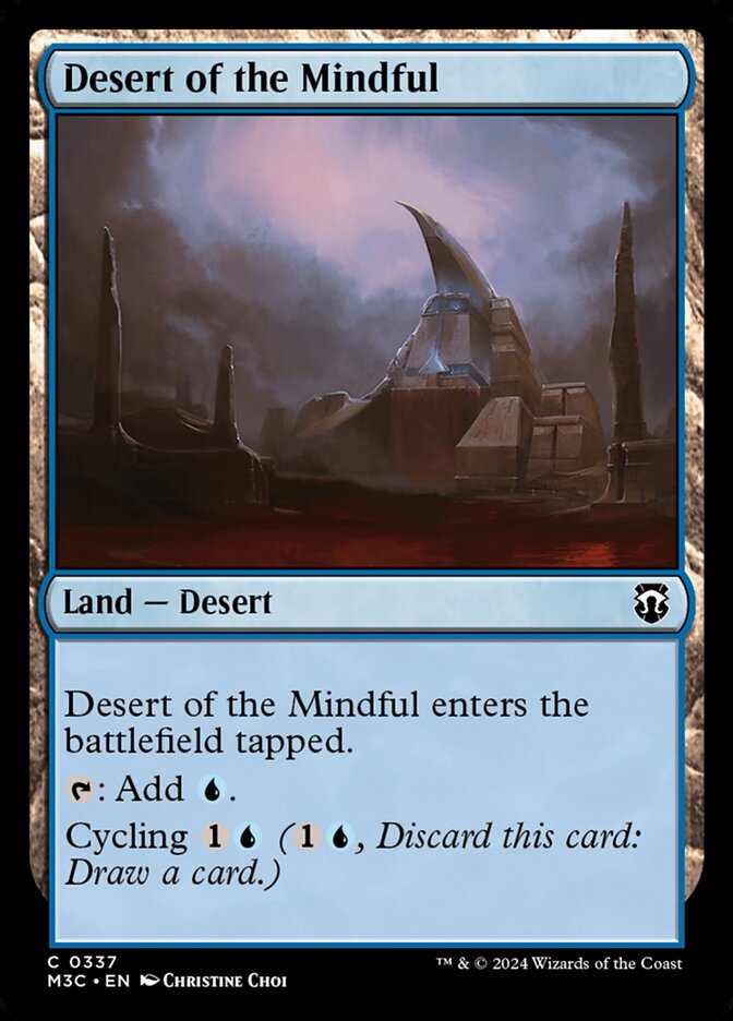 Desert of the Mindful, Modern Horizons 3 Commander Card Art
