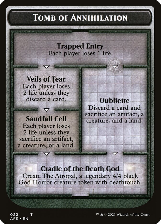 Tomb of Annihilation, Adventures in the forgotten realms tokens Card Art