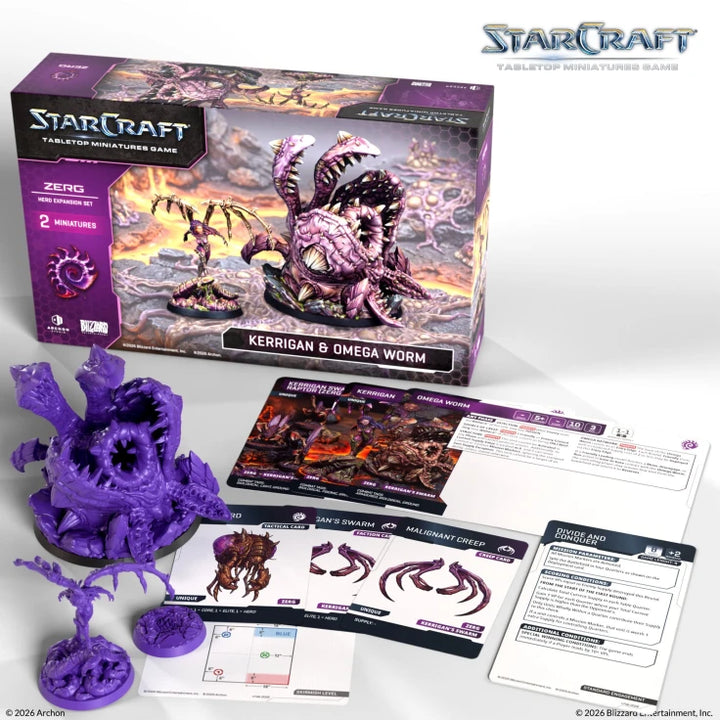 Starcraft TMG - Zerg - Kerrigan &amp; Omega Worm