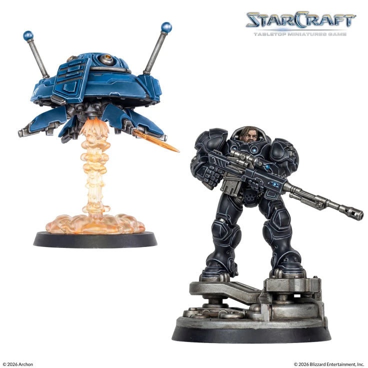 Starcraft TMG - Terran - Jim Raynor &amp; Point Defense Drone