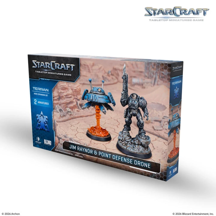Starcraft TMG - Terran - Jim Raynor &amp; Point Defense Drone