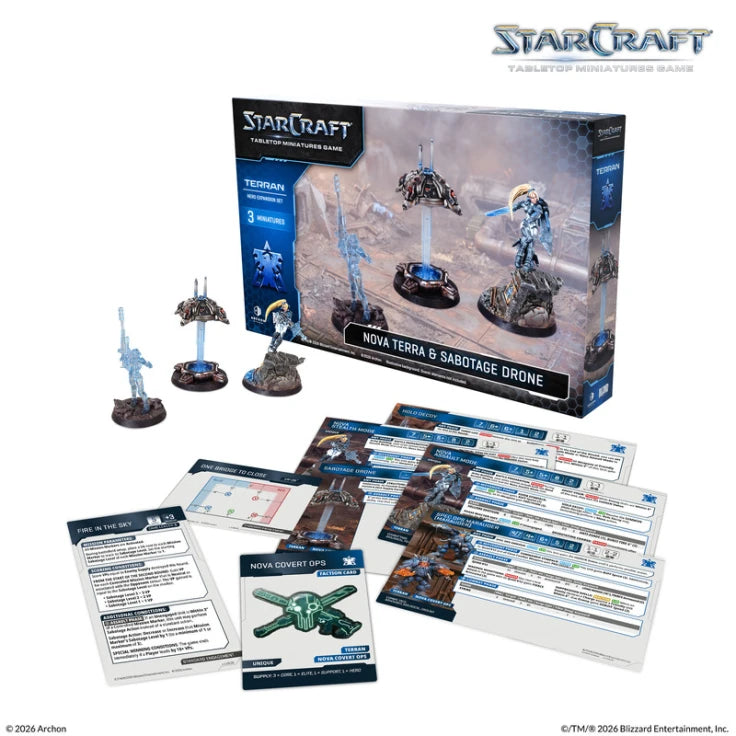 Starcraft TMG - Terran - Nova Terra &amp; Sabotage Drone