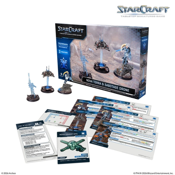 Starcraft TMG - Terran - Nova Terra &amp; Sabotage Drone