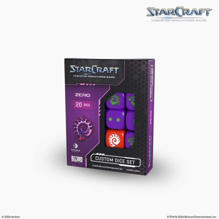 Starcraft TMG - Zerg - Custom Dice Set