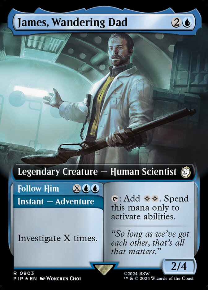 James, Wandering Dad // Follow Him - Surge Foil