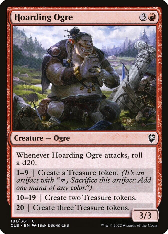 Hoarding Ogre, Commander Legends: Battle For Baldur&