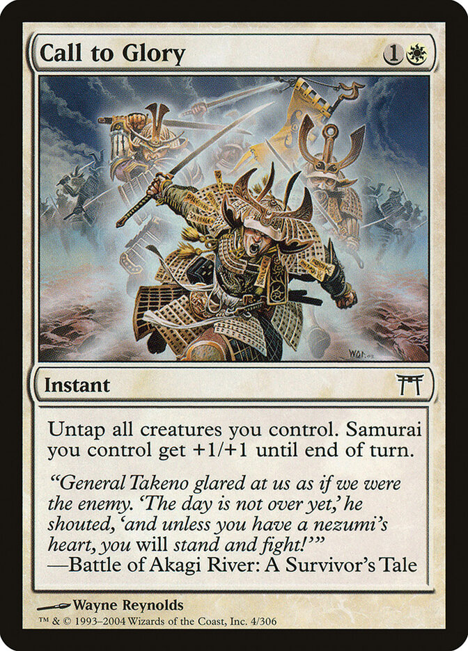 Call to Glory, Champions Of Kamigawa Card Art